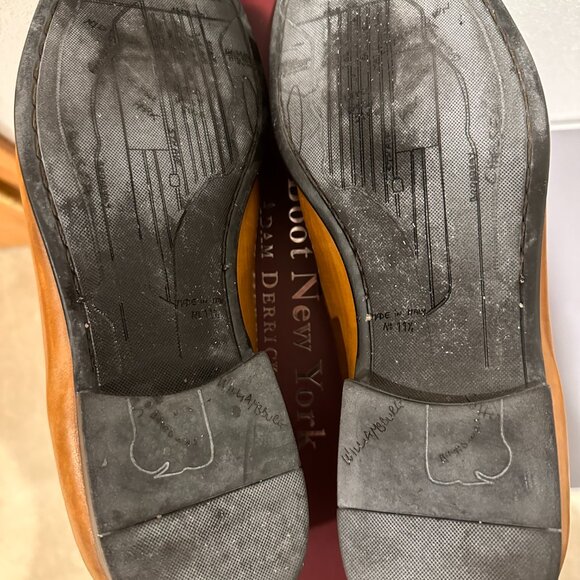 $425 To Boot New York Alek Penny Loafer Cognac Tan Leather 11.5 Super Clean! - Picture 11 of 13